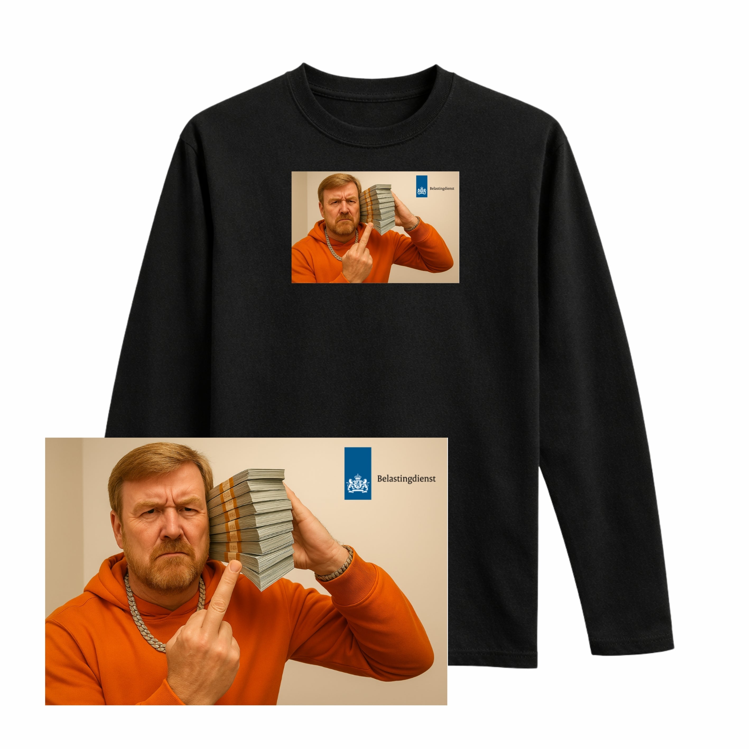 Willem Belastinggeld Longsleeve